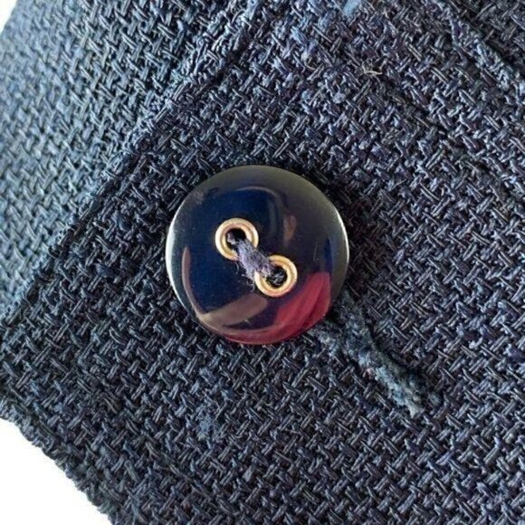 Emma James blazer size 12 navy blue with pockets 90s vintage - Picture 5 of 10
